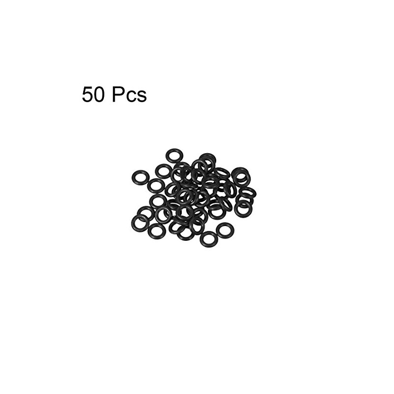 sourcing map O-Ring Nitrile Rubber Rubber 5.6 mm x 10