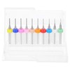 sourcing map 10pcs PCB Drill Bit Set 1/8" Shank 0.3mm-1.2mm