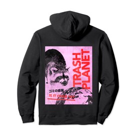 Japanese Retro Vintage Y2K Streetwear Funny Raccoon Graphic Pullover Hoodie