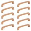 MOROBOR Wooden Cabinet Handles Solid Wooden Drawer Pull 96mm Hole