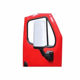 TORQUE Chrome Door Mirror Replacement for 2008-2017 Freightliner Cascadia Semi Trucks Power Heated Passenger Right Side RHD (TR037-R)
