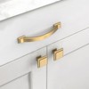 Asidrama 10 Pack 3.75 Inch(96mm) Champagne Bronze Kitchen Cabinet Handles,