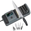 Upgrade 5 in 1 Electric Knife Sharpener with LCD Screen,