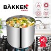 Bakken- Swiss Bakken-Swiss Deluxe 12-Quart Stainless Steel Stockpot w/Tempered Glass