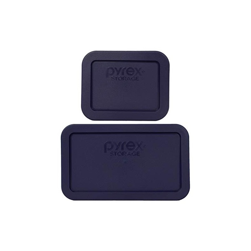 Pyrex (1 7213-PC 1.9-Cup & (1) 7214-PC 4.8-Cup Blue Food