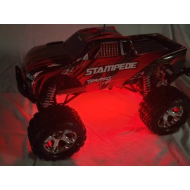 Traxxas Stampede Version 2, 24 Red LED light  (BL-2S / XL-5) Underglow Kit