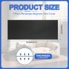 PATIKIL Rectangle Magnetic Vent Covers 12x5.5 Inch, Floor Air Vent