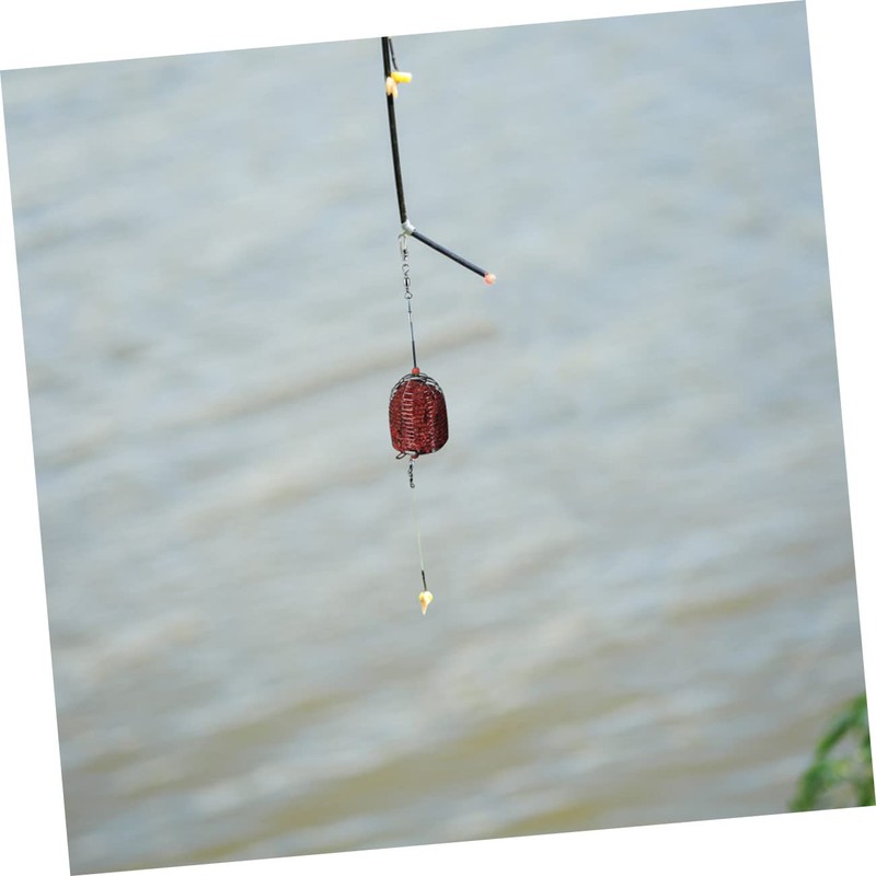 BESPORTBLE 4pcs Stainless Steel Fishing Bait Cage Durable Fish Trap
