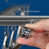 Multifunction Aluminum Alloy Laundry Drying Rack with 26 Clips for