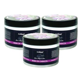 Set de 3 piezas Crema Regeneradora Facial BABA DE CARACOL 350grs. c/u FLORIGAN