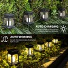 Solpex Solar Pathway Lights 8 Pack LED Outdoor Hanging Lanterns