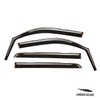 Voron Glass in-Channel Extra Durable Rain Guards for Trucks Dodge