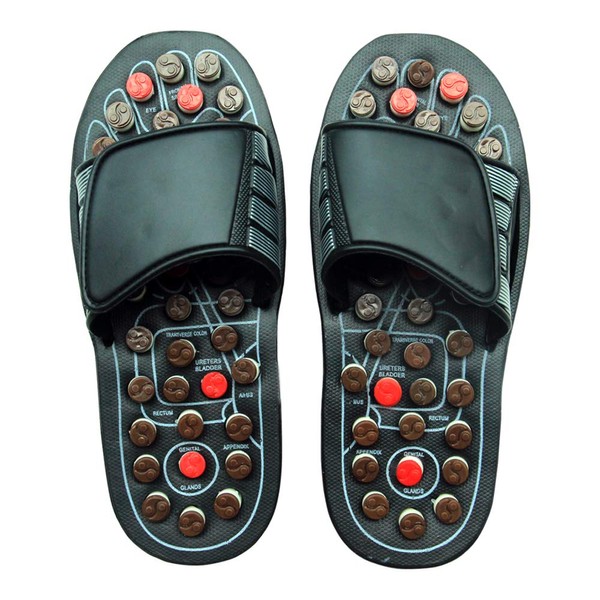 Massage-Schuh Fußpflege Massage Sandalen mit Akupressur Knobs von Global Care Market