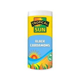 Tropical Sun Whole Black Cardamoms Spices & Seasonings 100g