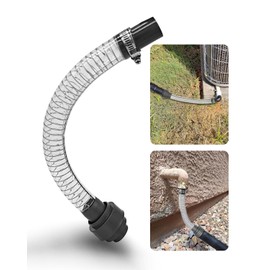 Ac Drain Line Cleaner Tool Unclogger Sucker Wet Vac Attachment to Unclog and Evacuate Ac Drain Lines,Vacuum Hose to PVC Pipe Adapter Fit Most Condensate Pipe Sizes,Grey