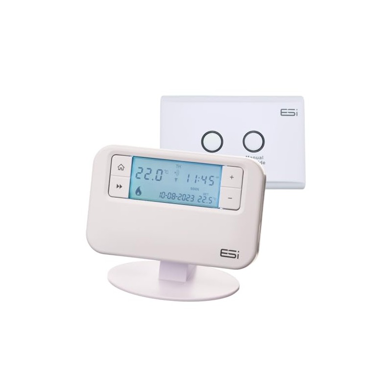 ESi ESRTP4RFW - Wireless Programmable Room Thermostat & Receiver (White)