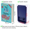 Deversion Book Safe Storage Box with Real Pages Combination Lock