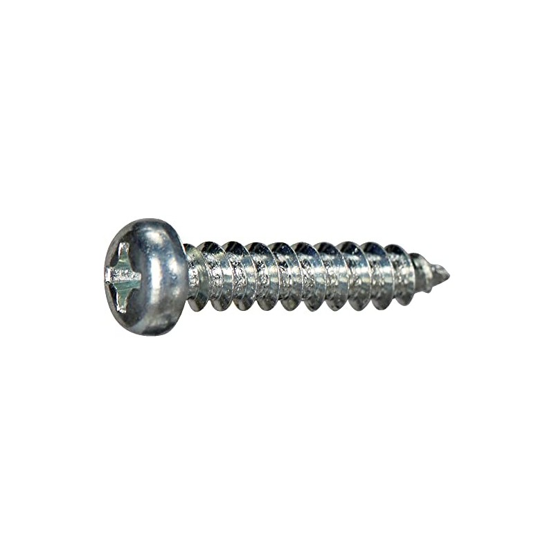 Trusco Y839-0316 Pan Head Tapping Screw, 1 Type A, Trivalent