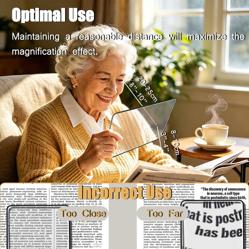 3X Fresnel Lens Page Magnifying Sheet Bulk Set 30Pcs
