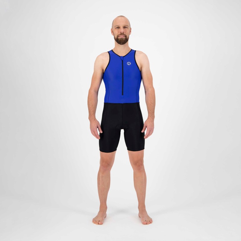 Rogelli Florida Triathlonanzug Unisex - Tri Anzug - Blau/Schwarz -