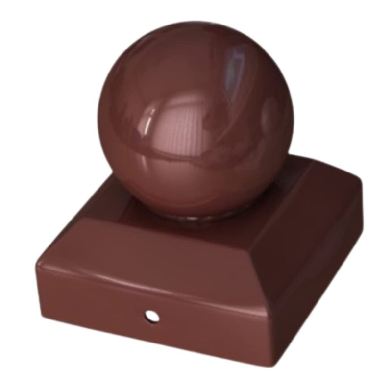 [FIXINGS DIRECT] 2x Metal Fence Post Cap (Decorative Post Cap)