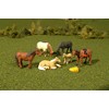 Scene Scapes Figures - HORSES (6pcs/pk) - O Scale