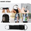 Convenient Coat Fastening Belt for Travel, Elastic Velcro Jacket Gripper
