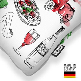 VOID Italy Colosseum Pisa Cushion Cover Sofa Cushion Decorative Outdoor Cushion Size: 40 x 40 cm