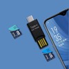 Micro SD/TF Card Reader, USB C to Micro SD Memory