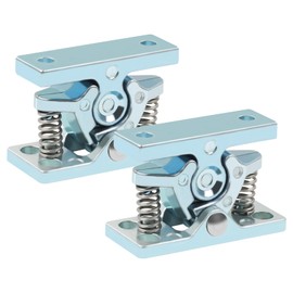 MaxEarn Pack of 2 Zinc Alloy Door Stops, Heavy Door Holder with Stainless Steel Spring, Motorhome Door Buckle, Caravan Door Clip, Boat Door Stop, Door Catcher for Home, Garden, Garage