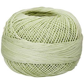 Handy Hands 210-Yard Lizbeth Cotton Thread, 25gm, Light Pistachio Green