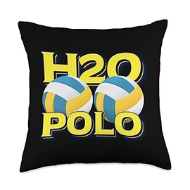 H2O Water Polo Ball water sports accessories Water Polo Throw Pillow