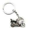 SNS Components Heavy Metal Silver Silver M Motorcycle Motorcycle Keyring,