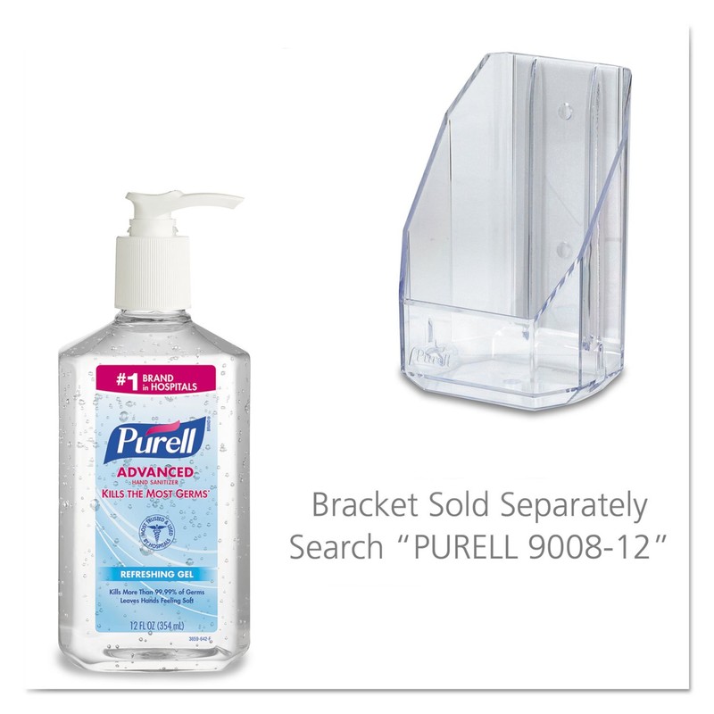 Purell Purell 365912CT Instant Hand Sanitizer, Pump Bottle, 12 oz.,
