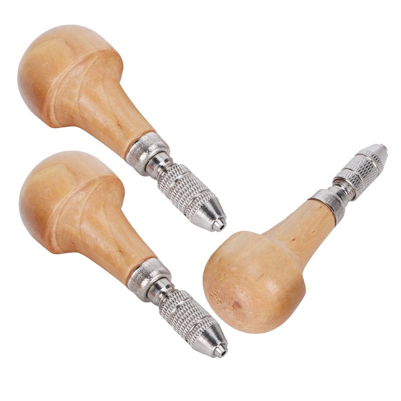 Precise Pin Vise,Graver Handle Pin Vise Jewelers Handles Wooden Vice