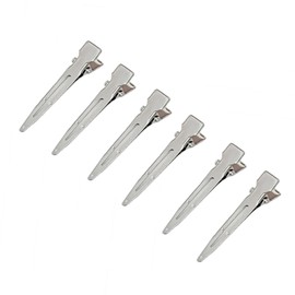 Hair Clip Duckeral Non-Marking Hair Clip Beautician Professional Duckeral Securely Holds Pro Hair Pin Bangs Duckeral Pin Blocking Curl Clip Rust-Resistant Hair Cut Styling (Small/6-Piece Set)