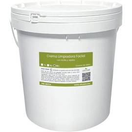 Crema Limpiadora Facial con Arcilla Verde + Jojoba Limpieza profunda y control de grasa para piel mixta o grasa Natural y vegana Sin sulfatos ni parabenos Tarro de 1L