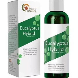 Maple Holistics Baño De Burbujas De Aromaterapia De Eucalipto Mezcla De Acei