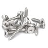 ANSIEDIO Self tapping Screws Stainless Steel Screws Hex Socket Flat