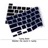 HRH Ultra Thin French Language AZERTY Silicone Keyboard Cover Skin