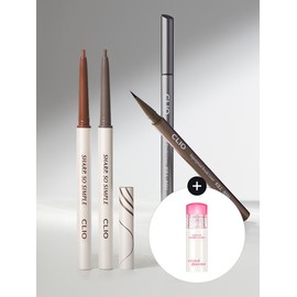 Clio [SET] Sharp Saw Simple Pencil Liner + Super Proof Brush Liner [Giveaway] Glam Tint Mini Tag 1 / [SET] 샤프쏘 심플 펜슬라이너+수퍼프루프 브러쉬 라이너 [증정] 글램틴트 미니 택 1