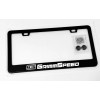 Gearhead Frames Glowing Grimm Speed Black Metal License Plate Frame