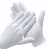 3 Pairs White Cotton Gloves for Dry Hands Eczema SPA
