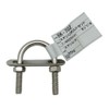 WAKI BK-702 Stainless Steel U-Bolt Set, 1/4" x 25mm