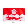 Runesol Leicestershire Flag, 91x152cm, 3ft x 5ft, 4 Grommets, Eyelet