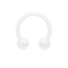 beyoutifulthings Horseshoe Piercing Acrylic Universal Piercing Nipple Nose Septum Ear