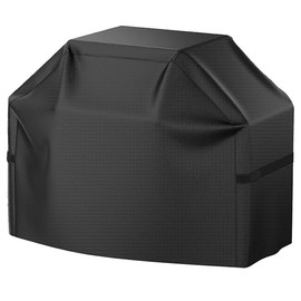 Charcoal BBQ Grill Cover with Anti Dirt Function, Waterproof Gas Grill Cover, Fade and UV Resistant BBQ Cover, Durable Barbecue Cover for Outdoor Grill (Black,145 * 61 * 117 CM)