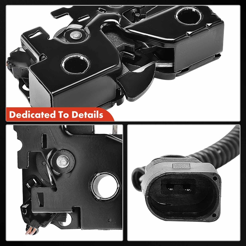 A-Premium Hood Latch Lock Assembly Compatible with Volkswagen Vehicles -