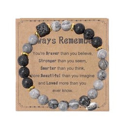 Inspirational Bracelets for Women Natural Stone Healing Relaxation Chakra Bracelet Gifts for Graduation Birthday Christmas Mothers day Valentines Thanksgiving Gifts for Her Mom Best Friend Sister