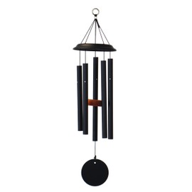 Shenandoah Melodies by Wind River – 26 inch Black Wind Chime for Patio, Backyard, Garden, and Outdoor décor (Aluminum Chime) Made in The USA